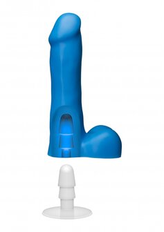 Slim Dong w/ Balls &amp; Vac-U-Lock Cup - Blue