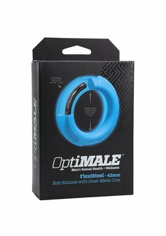 Flexisteel - Silicone Inner Metal Core - 43 mm - Blue