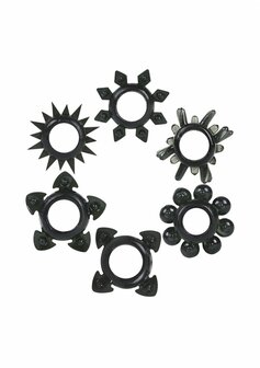 Tower Of Power - Cockring Set - 6 Stuks