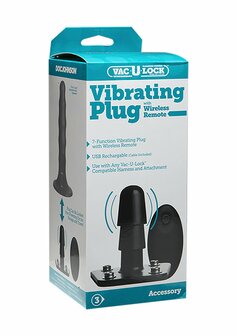 Vibrerende Plug met Draadloze Afstandsbediening
