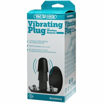 Vibrerende Plug met Draadloze Afstandsbediening