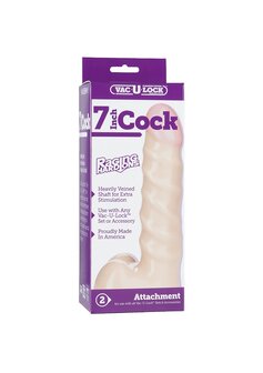 Dildo - 7&quot;  / 18 cm - Vanilla