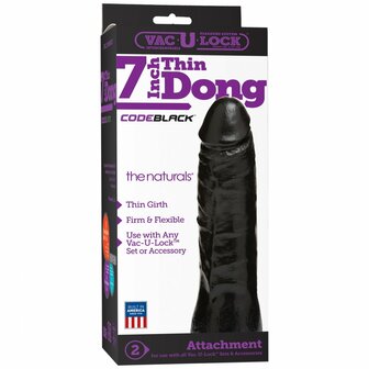 CodeBlack - Dunne Dildo - 18 cm