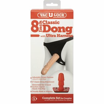 Klassieke Dong + Ultra Harnas - 20 cm
