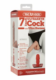 ULTRASKYN Harnas en Dildo - 18 cm