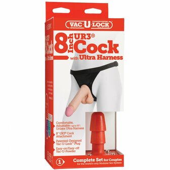 ULTRASKYN Harnas en Dildo - 20 cm