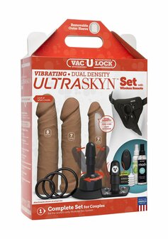 Vibrerende Dual Density ULTRASKYN Speeltjes Set + Afstandsbediening