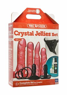 Vibrerende Crystal Jellies Set + Afstandsbediening