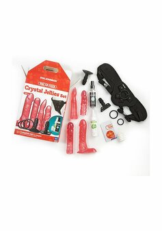 Vibrerende Crystal Jellies Set + Afstandsbediening