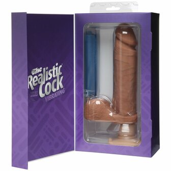 Vibrerende ULTRASKYN Dildo - 20 cm