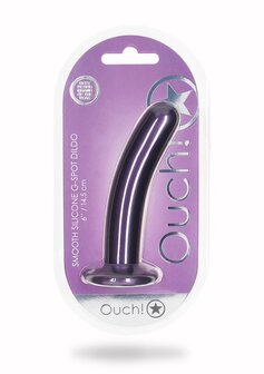 Smooth G-Spot Dildo - 6&#039;&#039; / 14,5 cm - Metallic Purple