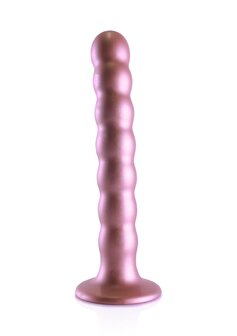 Beaded G-Spot Dildo - 6,5&#039;&#039; / 16,5 cm - Rose Gold