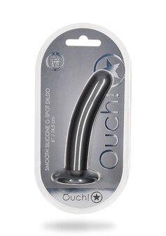Smooth G-Spot Dildo - 6&#039;&#039; / 14,5 cm - Gun Metal