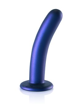 Smooth G-Spot Dildo - 6&#039;&#039; / 14,5 cm - Metallic Blue