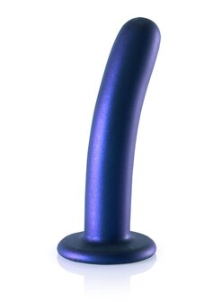Smooth G-Spot Dildo - 6&#039;&#039; / 14,5 cm - Metallic Blue