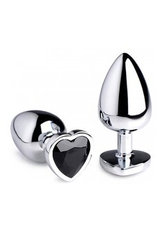 Black Heart - Butt Plug - Large