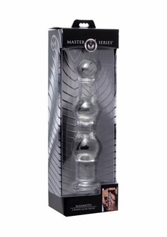 Mammoth - Glazen Dildo met 3 Bumps