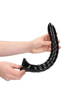 Swirled Anal Snake - 12&#039;&#039;/ 30 cm - Black
