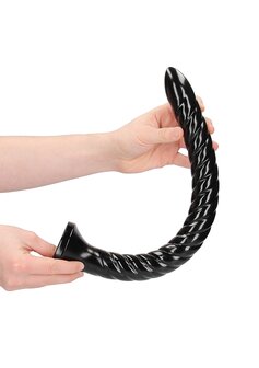 Swirled Anal Snake - 16&#039;&#039;/ 40 cm - Black