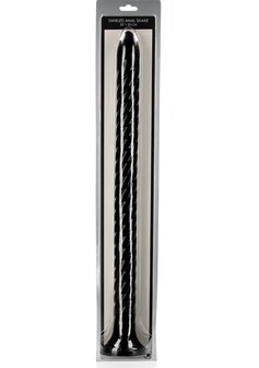 Swirled Anal Snake - 20&#039;&#039;/ 50 cm - Black