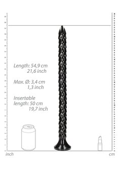 Scaled Anal Snake - 20&#039;&#039;/ 50 cm - Black