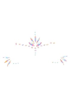 Body Jewelry Stickers - Face - Glow in the Dark - Opal One Size