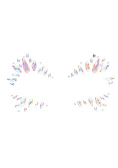Body Jewelry Stickers - Face - Glow in the Dark - Opal One Size