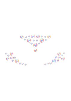 Body Jewelry Stickers - Face - Glow in the Dark - Opal One Size