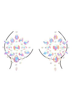 Body Jewelry Stickers - Nipples - Glow in the Dark - Opal One Size