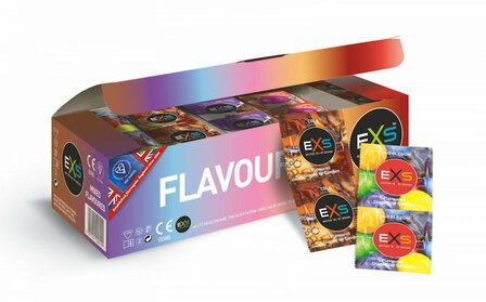 EXS Mixed Flavors - Condoms - 144 Pieces