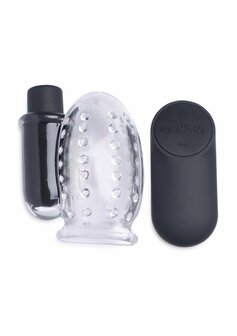Oplaadbare Penis Head Teaser met Afstandsbediening
