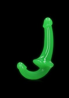 Strapless Strap-On - GitD - 6&#039;&#039; / 13,5 cm - Neon Green