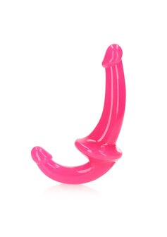 Strapless Strap-On - GitD - 6&#039;&#039; / 13,5 cm - Neon Pink