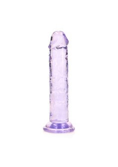 Straight Realistic Dildo Suction Cup - 6&#039;&#039; / 14,5 - Purple