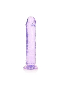 Straight Realistic Dildo Suction Cup - 8&#039;&#039; / 20 - Purple