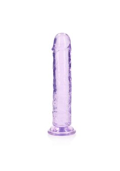 Straight Realistic Dildo Suction Cup - 8&#039;&#039; / 20 - Purple