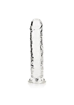 Straight Realistic Dildo Suction Cup - 8&#039;&#039; / 20 - Tra