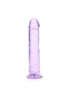 Straight Realistic Dildo Suction Cup - 9&#039;&#039; / 23 - Purple