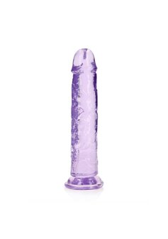Straight Realistic Dildo Suction Cup - 9&#039;&#039; / 23 - Purple