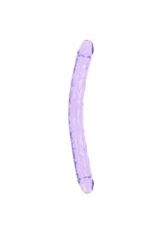 Realistic Double Dong - 18&#039;&#039; / 45 cm - Purple