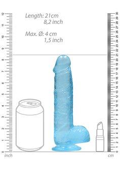 Realistische Dildo met Ballen - 19 cm