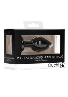 Butt Plug met Diamanten Hart
