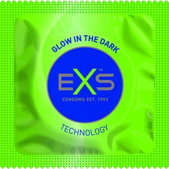EXS Glow - Condooms - 3 Stuks