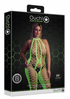 Bodystocking with Halterneck - Green - XL/XXXXL XL-XXXXL