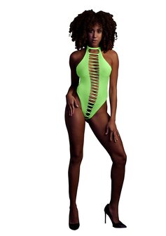High-Cut Body - Neon Green - XS/XL XS-XL