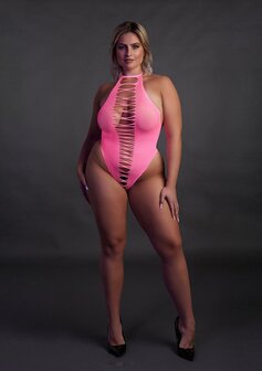 High-Cut Body - Neon Pink - XL/XXXXL XL-XXXXL