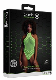 Body with Halter Neck - Neon Green - XS/XL XS-XL