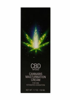 CBD Cannabis Masturbatie Cr&egrave;me voor Hem - 50 ml