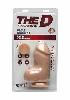 Fat D - Realistische ULTRASKYN Dildo met Ballen - 15 cm