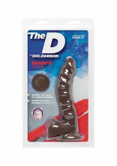 The D - Ragin&#039; D with Balls - 7.5 Inch - Chocolate